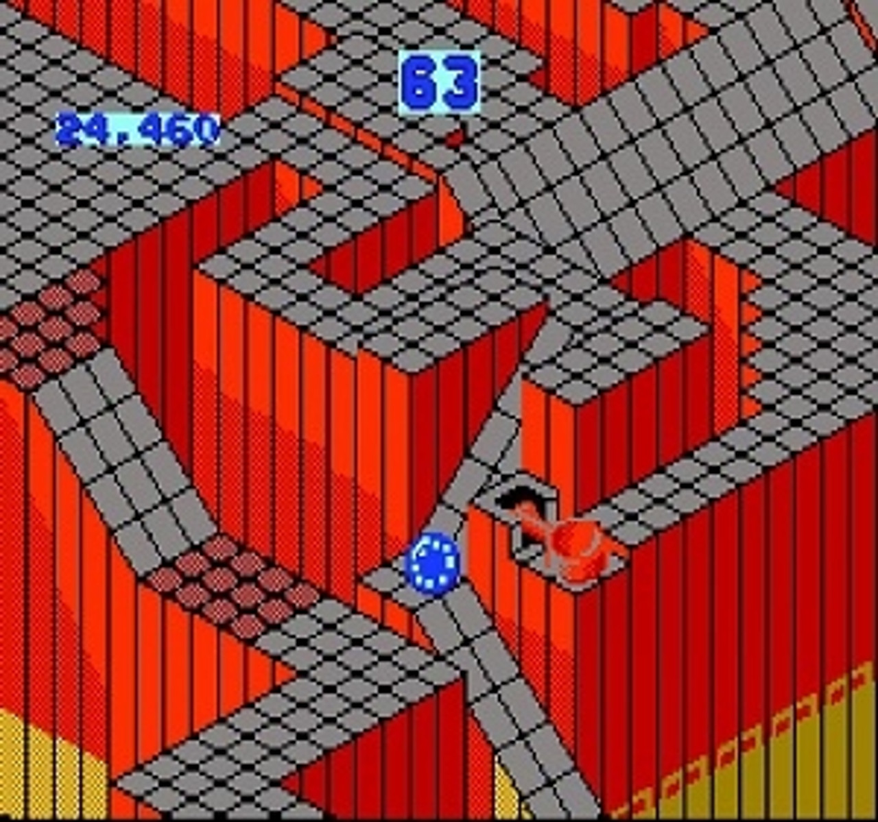FC★MARBLE MADNESS NES 海外版★箱付・説明書付・ソフト付 Marble Madness NES Nintendo Game